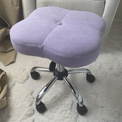 Moving Sale - Adjustable Height Lavender Stool 