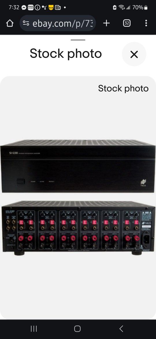 NILES SI-1230 INTERGRATION AMPLIFIER