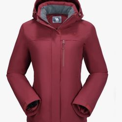 XL women’s fleece waterproof ski jacket