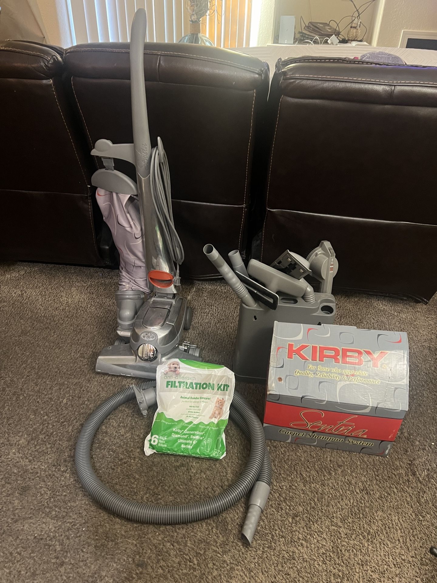 Excellent Condition Kirby Vacuum With All Accessories And Also Can Be Used For Shampooing Carpet.