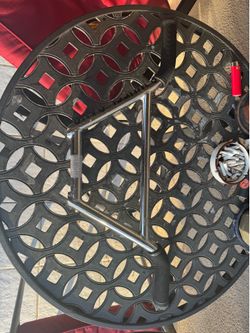 chrome 2 wheel gang handle bars