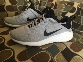 Grey Nike shoes