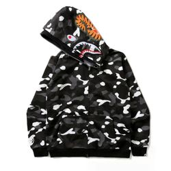 Bape Full-Zip Camo Hoodie