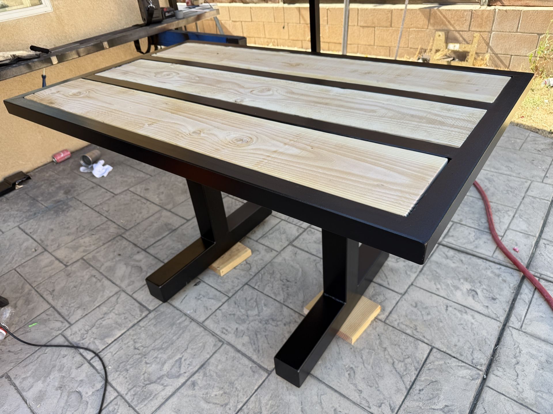 Selling My Steel Tables And Bbq And Wood Covers. 