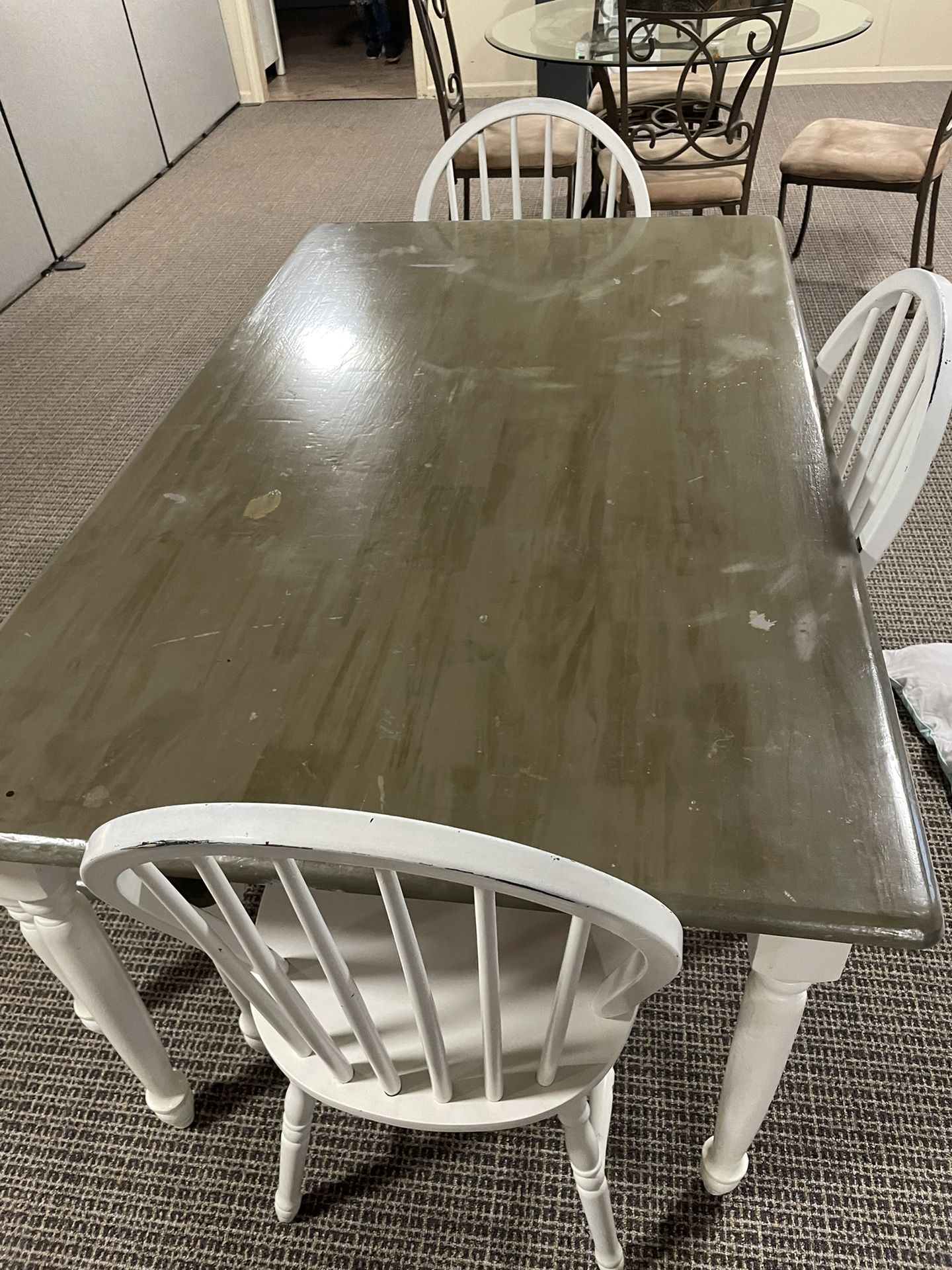 Farmhouse Table With Chairs And Bench