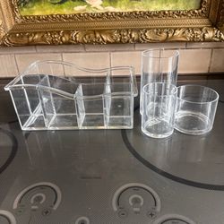 Clear Acrylic Makeup Holders