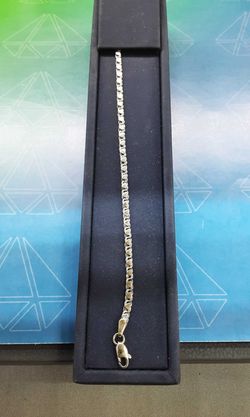 Cable Bracelet - White Gold 14k (.585) 3 grams 6 inch