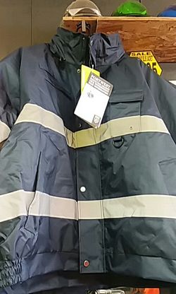 Increased Visibility Lite Bomber Jacket Navy Blue