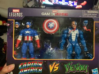 Captain America vs Venom Marvel Legends Gamer Verse 2 pack