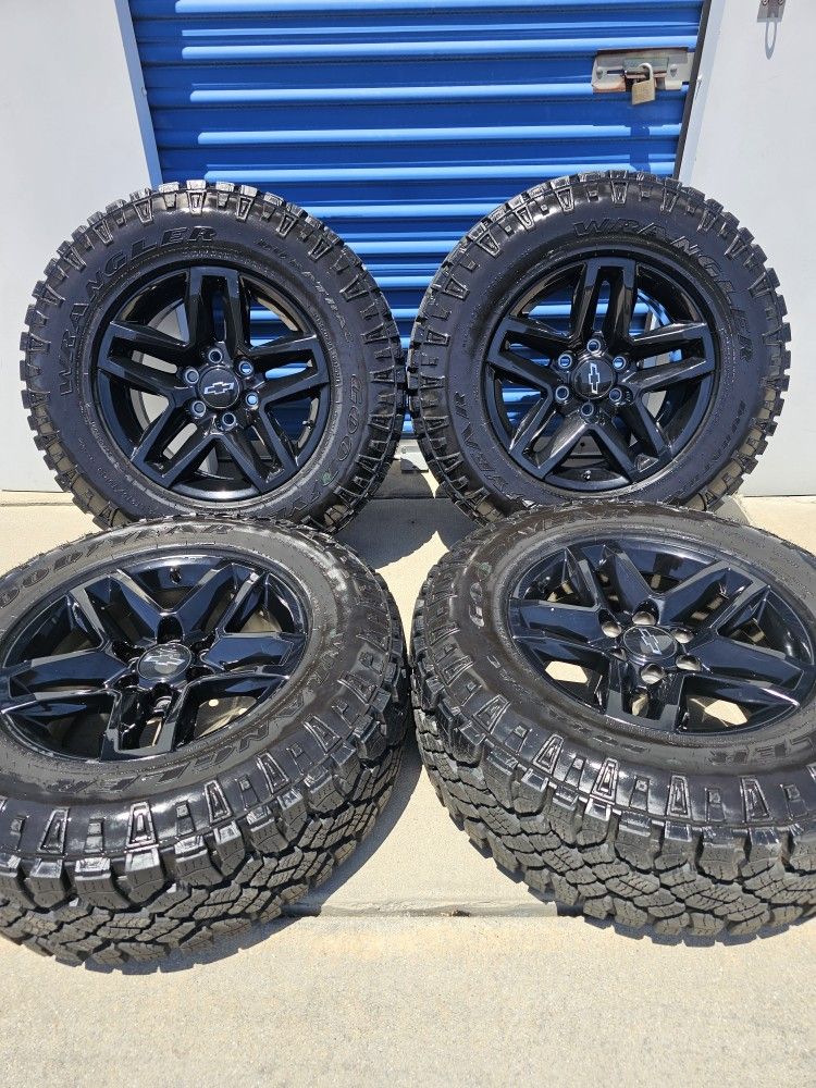 Silverado Wheels And Tires Trailboss 18s