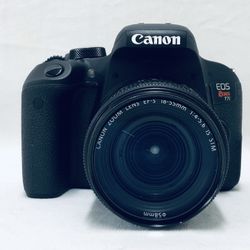 Canon EOS Rebel T7i DSLR 24.2MP Camera w/18-55mm Lens