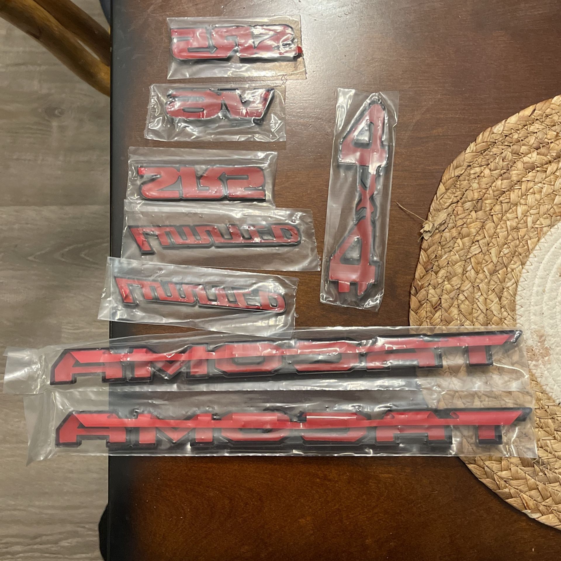 X002XM8GHD 10(contact info removed) weekeight 8PCS Fit for 2016- 2019Tacoma Blackout Emblem Overlays ABS Plastic OEM PT(contact info removed)0 - 02 Ne