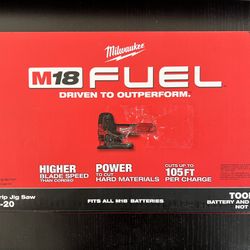 Milwaukee M18 Fuel Brushless Barrel Grip Jig Saw
