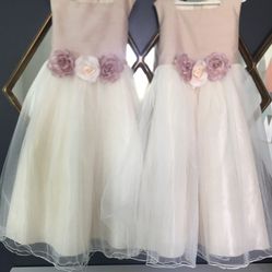 Two Flower Girl Dresses 