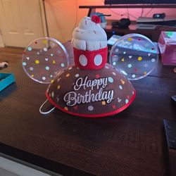 Happy Birthday Micky Ears/hat