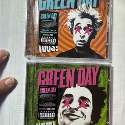 2 NEW SEALED GREEN DAY CD UNO! & DOS! Rare together PA Version