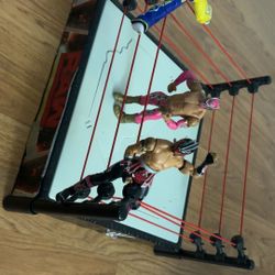 WWE Lucha Libre Wrestlers Set + RING