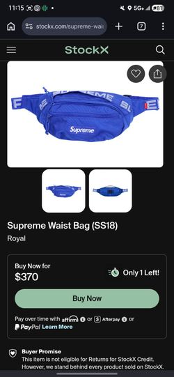 Supreme blue waist bag