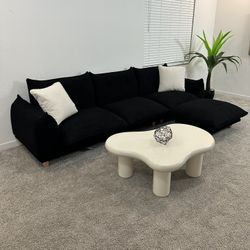 Brand New Modular Cloud Boucle Sectional Sofa Couch