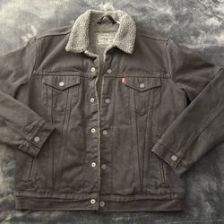 Levi Black Denim Jacket 