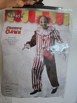 Spirit Halloween Creepy Clown Size M