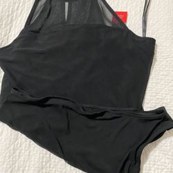 Black Leotard New Large