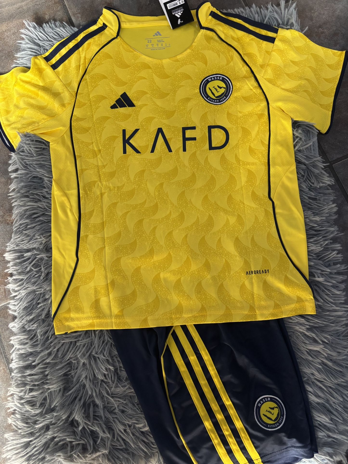 Al Nassr Ronaldo Kids Soccer Jersey