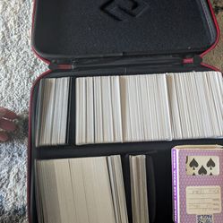 Sports/ Playing card case + Cards Against Humanity