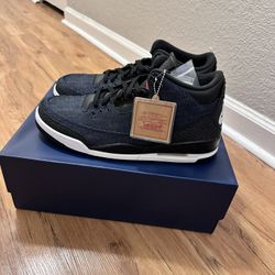 Jordan 3 Levi Indigo Size 13 With Receipt. Pick Up Only.