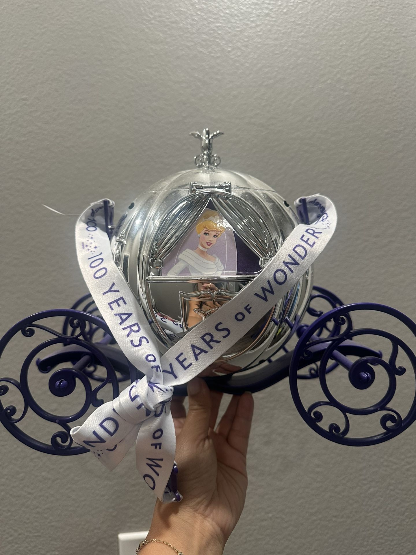 New Disney 100 Years If Wonder Cinderella Popcorn Bucket