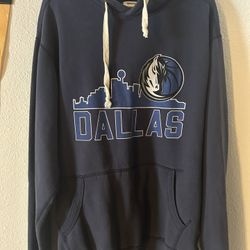 Mens Tailgate Dallas Mavericks City Skyline Hoodie 2XL EUC