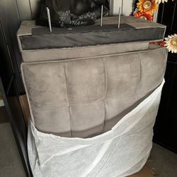 Sofa Futon & 2 Night Stands & 2 table Lamps