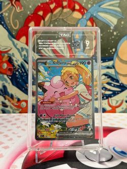 Pokemon Lillie's Clefairy ex 280/217 Me: Ascended Heroes SIR Tag 9