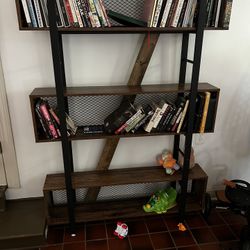 Industrial Style Bookshelf— tribesigns 