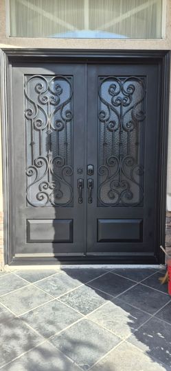 Iron doors