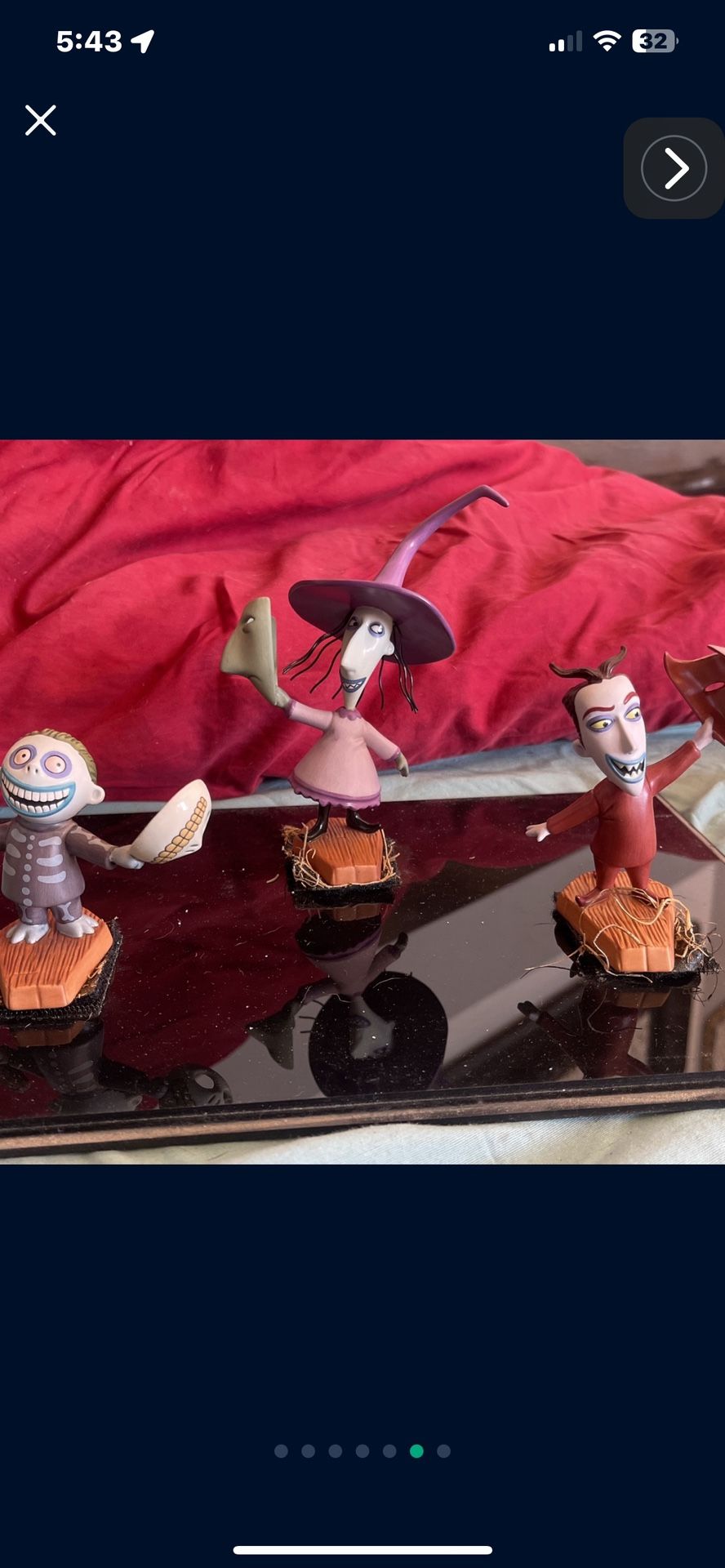 Lock Shock Barrel Porcelain Figurine Nightmare Before Christmas