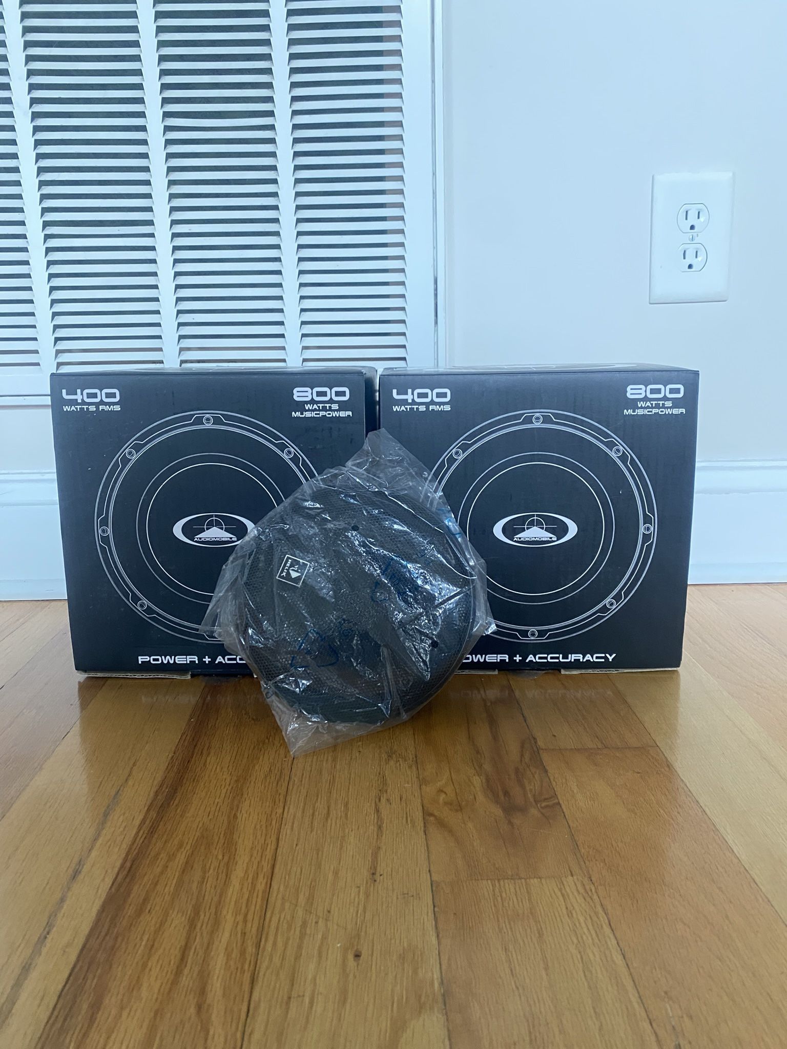 BRAND NEW Audiomobile Evo 2408 D4 Slimline Subwoofer – IN BOX - $350
