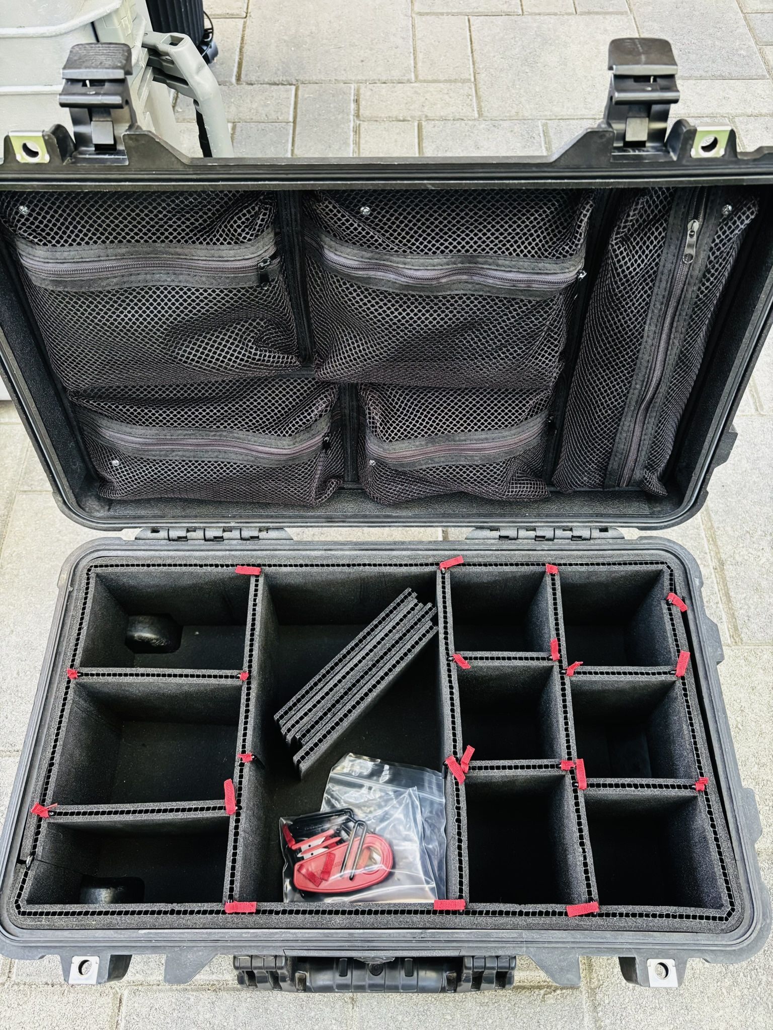 Pelican 1510 (TrekPak + Mesh lid organizer)