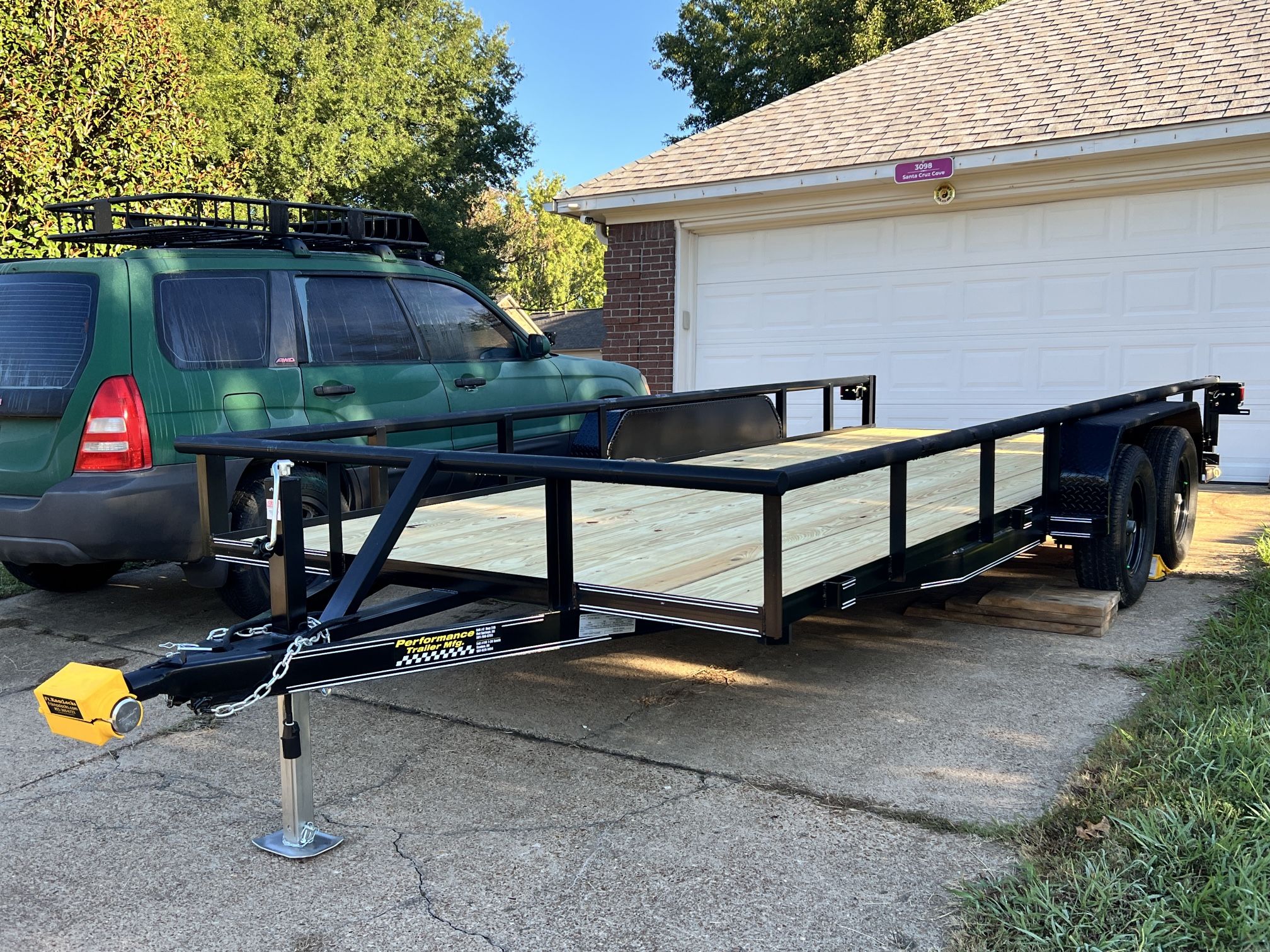83 x 18 Performance Pipe trailer