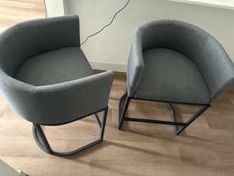 $100 for set of 2 gray bar stools
