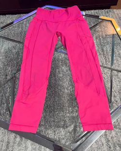 Lululemon Leggings Size 6 Pink Color