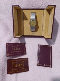 Vintage Baume & Mercier Le Roy hand watch