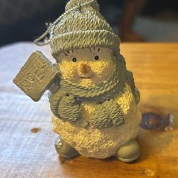 Vintage Snow Buddies Christmas Ornament