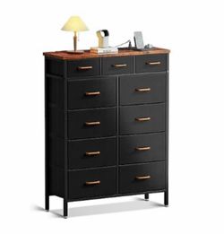 Brand New 5-Layer Dresser | 11 Drawers | Black & Brown