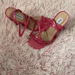 Hot Pink Modern Heels 