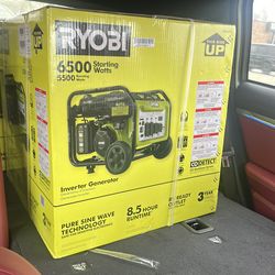 Ryobi  generator 6500w uL inverter