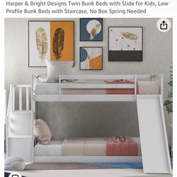 Bunk Bed With Slide 
