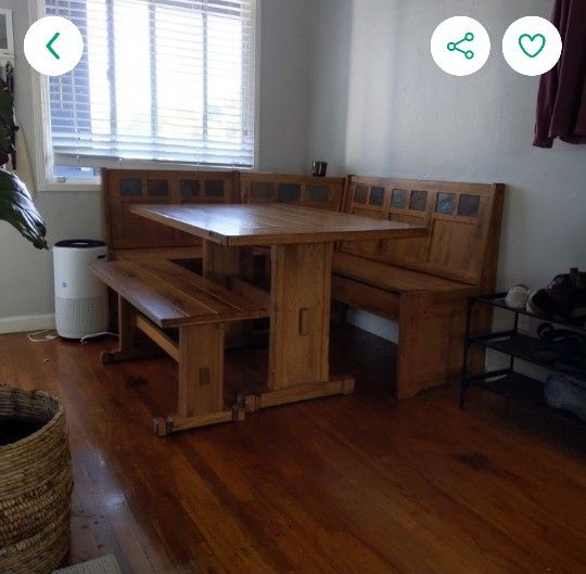 Solid Wood Breakfast Table/Nook