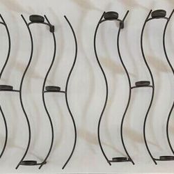 PartyLite Light Wave Wrought Iron Wall Sconce Tealight Candle Holders