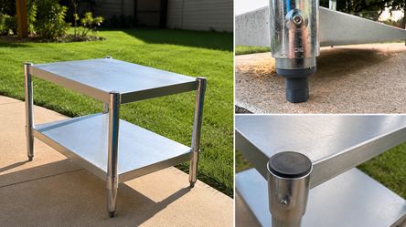 Heavy-Duty Stainless Steel Utility Table
